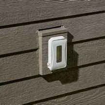 electrical box through siding|mounting blocks for existing siding.